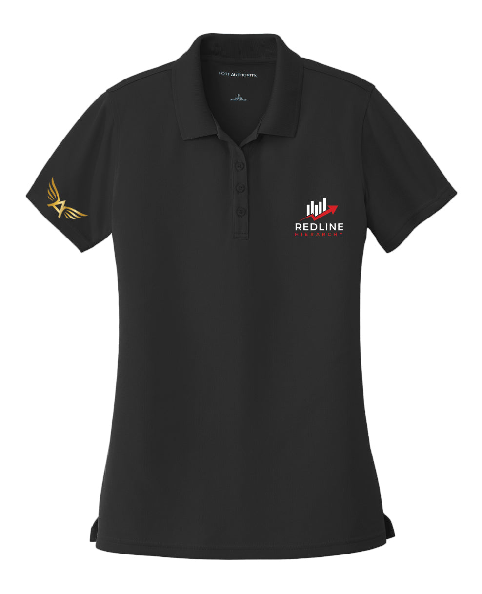 Women's Black Polo Pre-Order